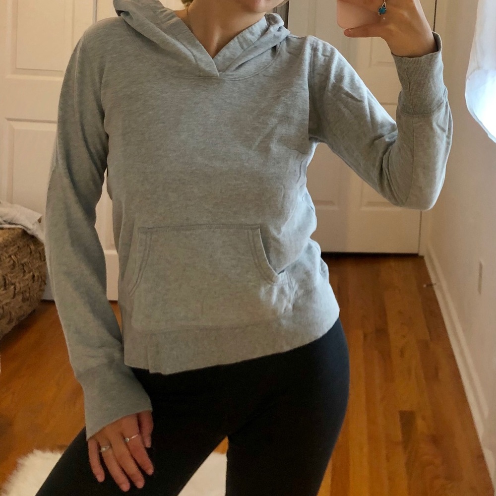 regular gray hoodie